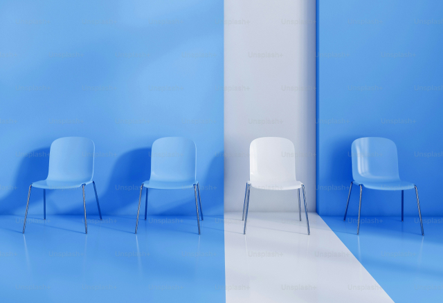 Image of chairs in a hallway